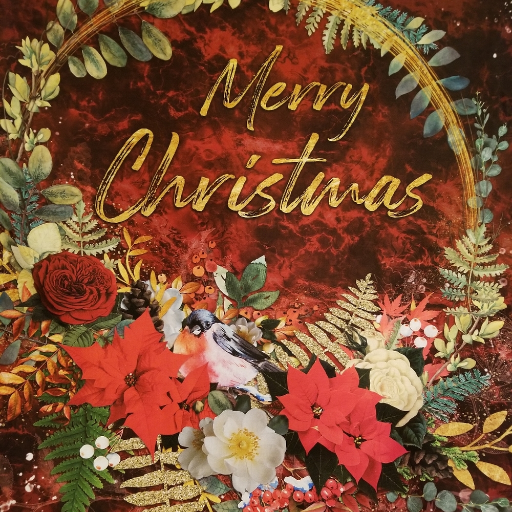 Merry Christmas Chair Throw